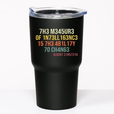 The Measure Of Intelligence Is The Ability To Change Vintage Tumbler