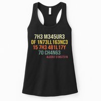 The Measure Of Intelligence Is The Ability To Change Vintage Womens Tank Top