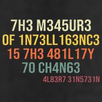 The Measure Of Intelligence Is The Ability To Change Vintage Trucker Hat