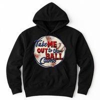 Take Me Out To The Ball Game Baseball Vintage Player Fans Hoodie