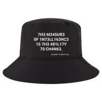 The Measure Of Intelligence Is The Ability To Change Cool Comfort Performance Bucket Hat