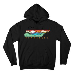 Tennessee Mountains & Outdoors State Pride Nature Graphic Hoodie