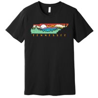 Tennessee Mountains & Outdoors State Pride Nature Graphic Premium T-Shirt