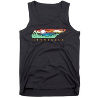 Tennessee Mountains & Outdoors State Pride Nature Graphic Tank Top