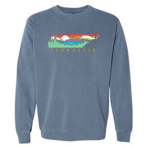 Tennessee Mountains & Outdoors State Pride Nature Graphic Garment-Dyed Sweatshirt