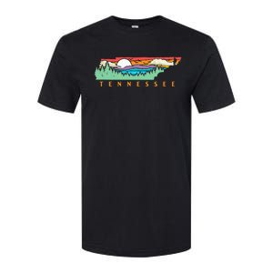 Tennessee Mountains & Outdoors State Pride Nature Graphic Softstyle CVC T-Shirt