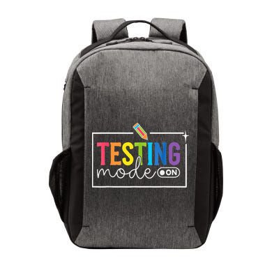 Testing Mode On Testing Day Motivational Teacher Vector Backpack