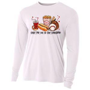 Take Me Out To The Ball Game Baseball Player Fans Lover Cooling Performance Long Sleeve Crew