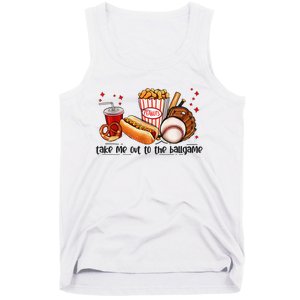 Take Me Out To The Ball Game Baseball Player Fans Lover Tank Top