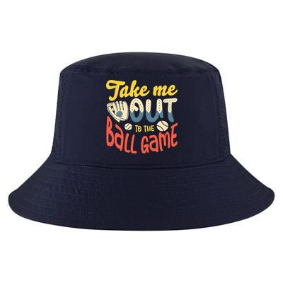 Take me out to the ball game for a Baseball Fan Baseball Cool Comfort Performance Bucket Hat