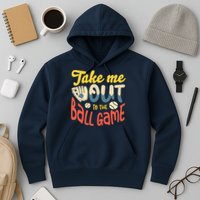 Take me out to the ball game for a Baseball Fan Baseball Hoodie