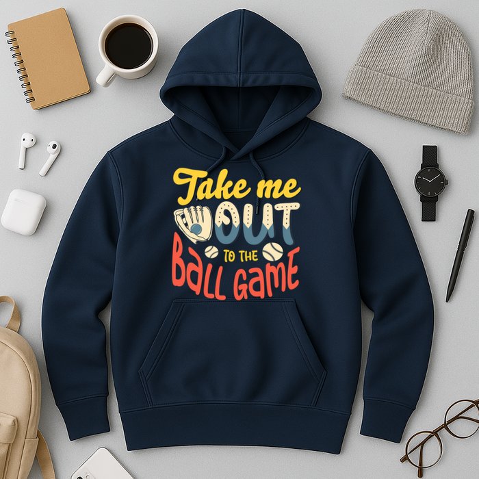 Take me out to the ball game for a Baseball Fan Baseball Hoodie