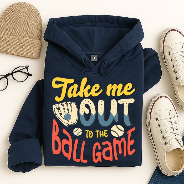 Take me out to the ball game for a Baseball Fan Baseball Hoodie