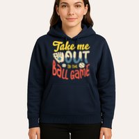 Take me out to the ball game for a Baseball Fan Baseball Hoodie