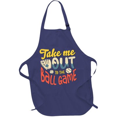 Take me out to the ball game for a Baseball Fan Baseball Apron
