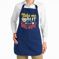 Take me out to the ball game for a Baseball Fan Baseball Apron