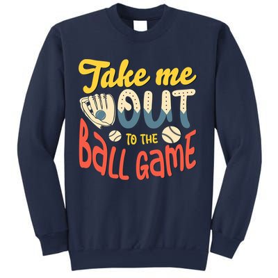 Take me out to the ball game for a Baseball Fan Baseball Sweatshirt