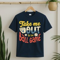 Take me out to the ball game for a Baseball Fan Baseball T-Shirt