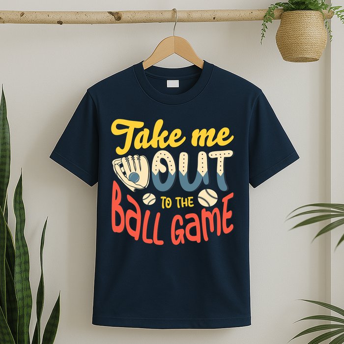 Take me out to the ball game for a Baseball Fan Baseball T-Shirt