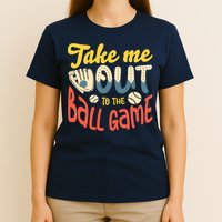 Take me out to the ball game for a Baseball Fan Baseball T-Shirt