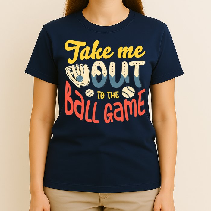 Take me out to the ball game for a Baseball Fan Baseball T-Shirt
