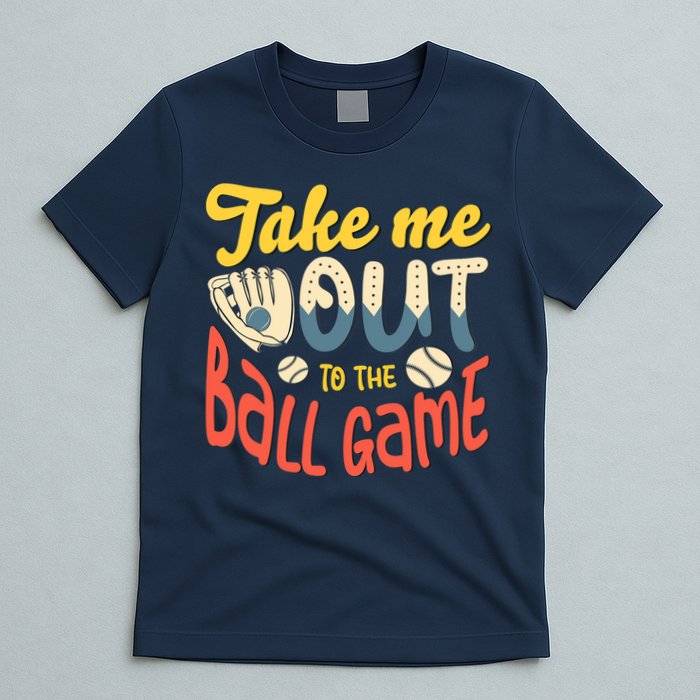 Take me out to the ball game for a Baseball Fan Baseball T-Shirt