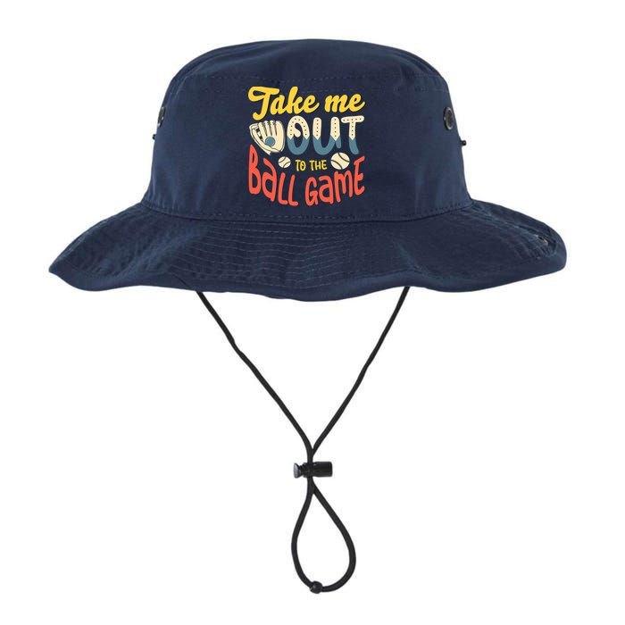 Take me out to the ball game for a Baseball Fan Baseball Bucket Hat