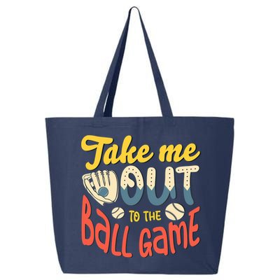 Take me out to the ball game for a Baseball Fan Baseball 25L Jumbo Tote