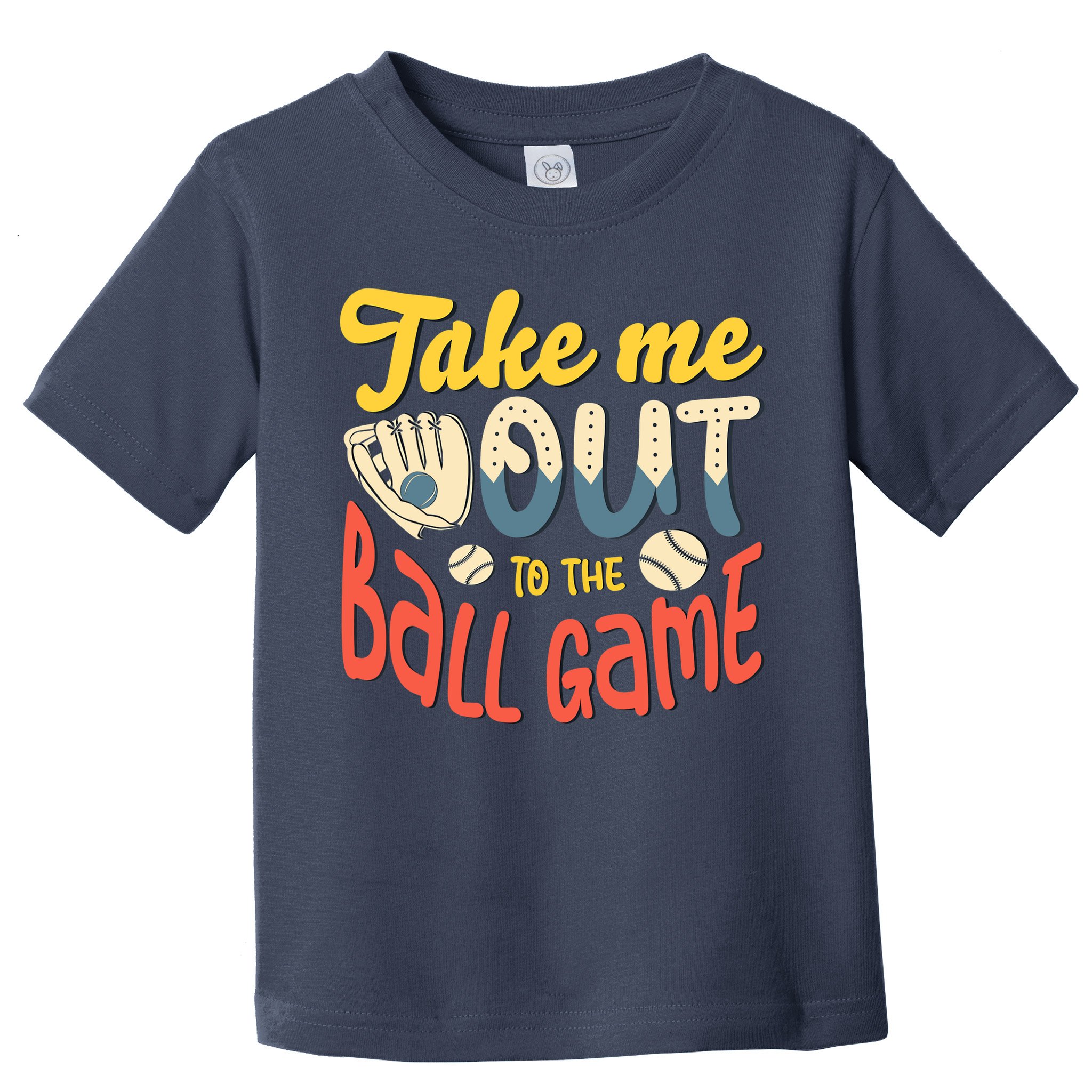 Take me out to the ball game for a Baseball Fan Baseball Toddler T-Shirt