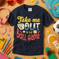 Take me out to the ball game for a Baseball Fan Baseball Kids T-Shirt