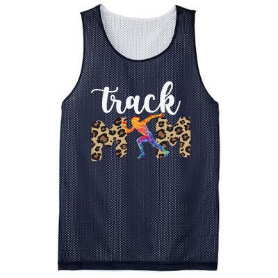 Track Mom Of A Track And Field Athlete Track Mama Mesh Reversible Basketball Jersey Tank