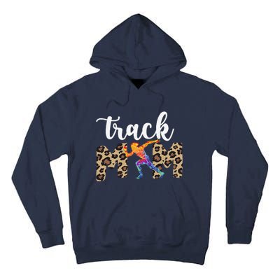 Track Mom Of A Track And Field Athlete Track Mama Tall Hoodie