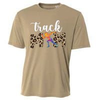 Track Mom Of A Track And Field Athlete Track Mama Cooling Performance Crew T-Shirt