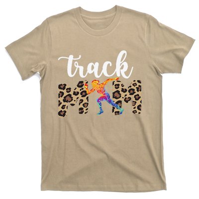 Track Mom Of A Track And Field Athlete Track Mama T-Shirt