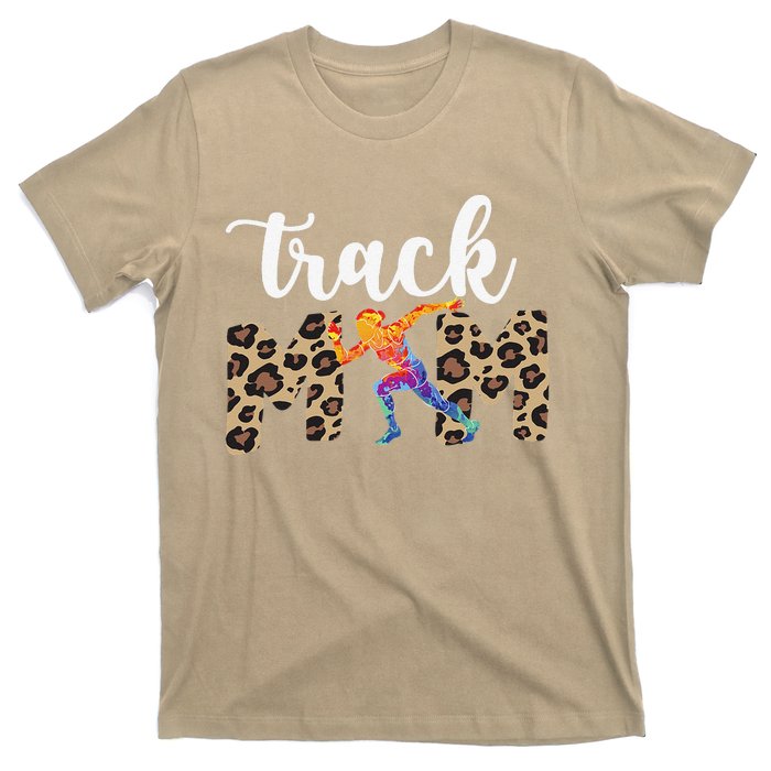 Track Mom Of A Track And Field Athlete Track Mama T-Shirt