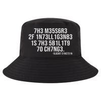 The Measure Of Intelligence Coded Motivational Science Quote Cool Comfort Performance Bucket Hat