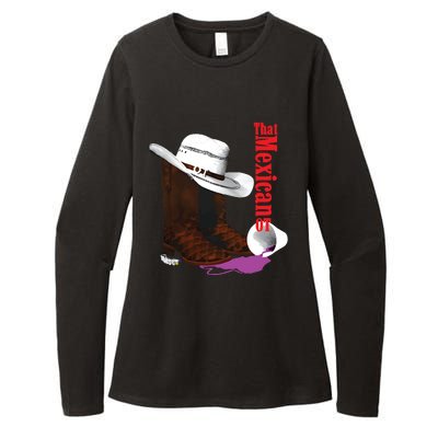 That Mexican Ot Cowboy Womens CVC Long Sleeve Shirt