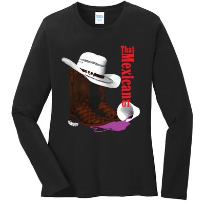 That Mexican Ot Cowboy Ladies Long Sleeve Shirt