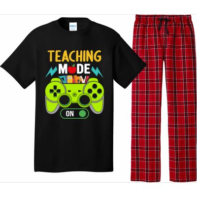 Teaching Mode On Gamer Back To School First Days Gift Pajama Set