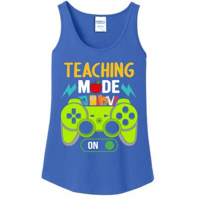 Teaching Mode On Gamer Back To School First Days Gift Ladies Essential Tank