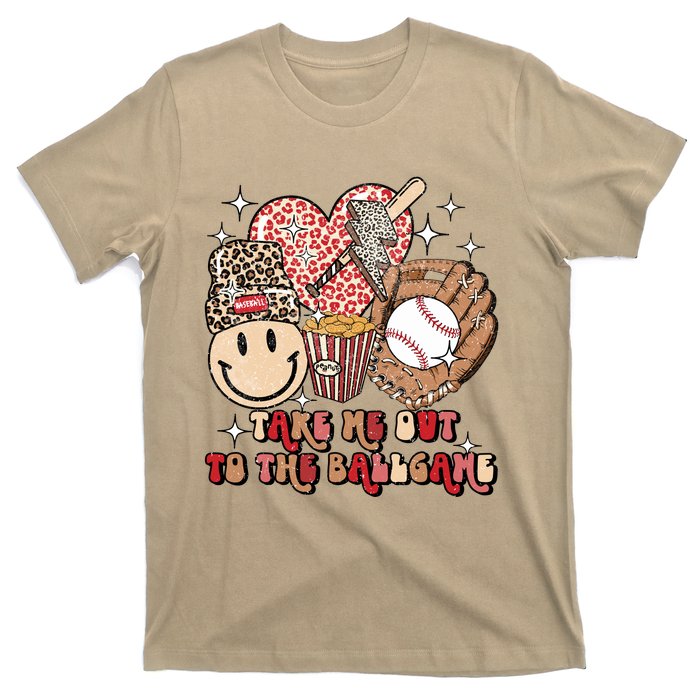 Take Me Out To The Ball Game Baseball Player Fans Lover T-Shirt