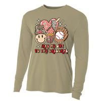 Take Me Out To The Ball Game Baseball Player Fans Lover Cooling Performance Long Sleeve Crew