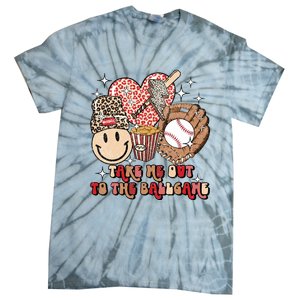 Take Me Out To The Ball Game Baseball Player Fans Lover Tie-Dye T-Shirt