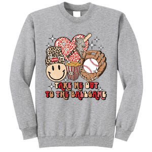 Take Me Out To The Ball Game Baseball Player Fans Lover Tall Sweatshirt