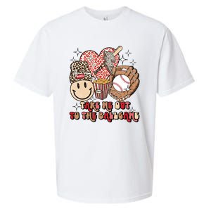 Take Me Out To The Ball Game Baseball Player Fans Lover Sueded Cloud Jersey T-Shirt