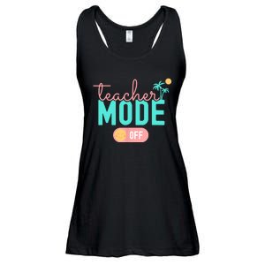 Teacher Mode Off Happy Last Day Of School Summer Break Funny Ladies Essential Flowy Tank