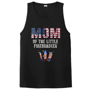 The Mom Of The Little Firecracker 4th Of July Expecting Great Gift PosiCharge Competitor Tank