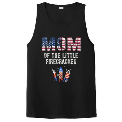 The Mom Of The Little Firecracker 4th Of July Expecting Great Gift PosiCharge Competitor Tank