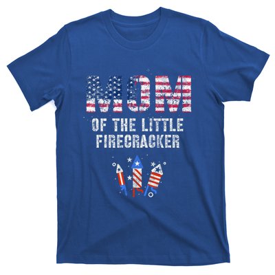 The Mom Of The Little Firecracker 4th Of July Expecting Great Gift T-Shirt