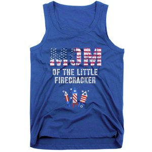 The Mom Of The Little Firecracker 4th Of July Expecting Great Gift Tank Top